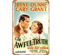 Retro Metal Tin Sign The Awful Truth Movie Poster Home Bar Shop Decorations Coffee Vintage Sign Gift 8X12 Inch