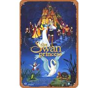Retro Metal Tin Sign The Swan Princess Movie Poster Home Bar Shop Decorations Coffee Vintage Sign Gift 8X12 Inch