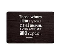 Retro Metal Tin Sign Those Whom I Love I Rebuke And Discipline Home Decor Aluminum Tin Signs for House Business Bathroom Art Poster Gift for Terrace 12x18 Inch