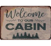 Retro Metal Tin Sign Welcome to The Patio Where was G Time is Considered Time Well Wasted Metal Funny Home Cave Garage Bar Wall Decoration Vintage Metal Sign 8"x12"