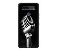 Retro Microphone Jazz Music Case Cover For LG K51S