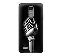 Retro Microphone Jazz Music Case Cover For LG K8 (2017)