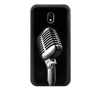 Retro Microphone Jazz Music Case Cover For Samsung Galaxy J3 (2017) EU Version