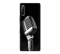 Retro Microphone Jazz Music Case Cover For Sony Xperia L4