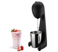 Retro Milkshake Maker - 100W Electric Drink Mixer with 2 Speeds & 450ml Cup, Compact Professional Milkshake Blender for Bars, Cafés & Home - Includes Stirring Stick