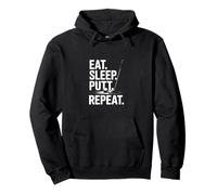 Retro Mini Golf Eat Sleep Putt Repeat Pullover Hoodie