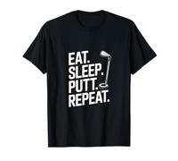 Retro Mini Golf Eat Sleep Putt Repeat T-Shirt