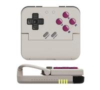 Retro Mini Taco Wireless Bluetooth Controller, Type-C Charging, Vertical Grip Gamepad, Pocket-Sized Mobile Wired Game Board, Handheld Arcade Simulator for Androids iOS PC