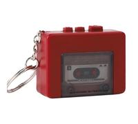 Retro Mini Tape Recorder Keychain Microcassette Player Tape Recorder Keychain Portable Cassett with Micro Music Player