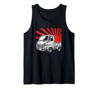 Retro Mini Truck Rising Sun Kei Truck Vintage Style Tank Top