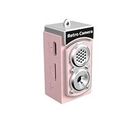 Retro Miniature Digital Camera with Built in Light 0.96In Screen Perfect for Travel Photography and Fashion Accessories Tiny Camera