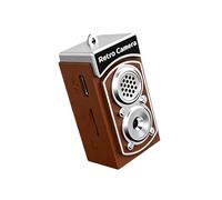 Retro Miniature Digital Camera with Built in Light 0.96In Screen Perfect for Travel Photography and Fashion Accessories Tiny Camera Lightweight Travel with Simple Controls and Photo Playbacks Function