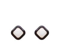 Retro minimalist high-end sense of luxury earrings green temperament versatile niche high-end sense of trend
