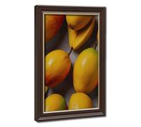 Retro Minimalist Mango Tropical Fruit Kitchen Decor Canvas Poster Wall Art Decor Print Picture Paintings for Living Room Bedroom Decoration 16" L X 24" W