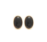 Retro Minimalist Oval Resin Earrings Comfortable Sterlings Silver Posts Geometric Statement Jewelry Artistics Resin Oval Ear Studs