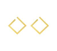 Retro Minimalist Square Earrings Irregular Stud Earrings Exaggerated Cold Wind Fashion Earring for Women Opening Accessories