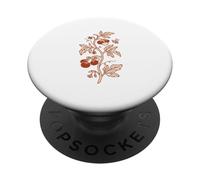 Retro Minimalist Tomato Vine Urban Gardener Aesthetic PopSockets Adhesive PopGrip