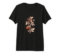 Retro Minimalist Tomato Vine Urban Gardener Aesthetic Premium T-Shirt