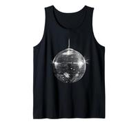 Retro Mirror Ball Disco Design Tank Top