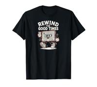 Retro Mixtapes Aesthetic 80s 9 Music Old Tape Cassette T-Shirt