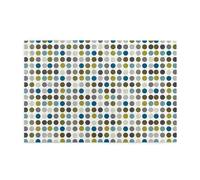 Retro Mod Polka Dot Pattern, 1000 Pieces Jigsaw Puzzles, Wooden Jigsaw Family Game Wall Decor for Adults Teens