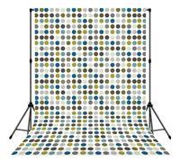 Retro Mod Polka Dot Pattern, Photography Backdrop Photo Props 5x7FT Photo Background for Party Home Decoration