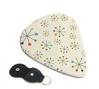 Retro Modern Printed Guitar pick Guitar Plectrums for Acoustic Guitar Electric Guitar Bass Guitar - Guitar Accessories - 6 Pack 0.71mm