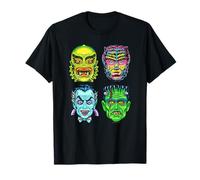 Retro Monster Horror Vampire Vintage Goon Face Retro-a-go-go T-Shirt