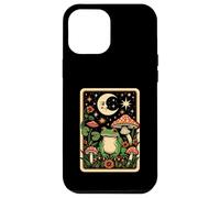 Retro Moon Frog Tarot Card Mushroom Aesthic Cottagecore Case for iPhone 12 Pro Max