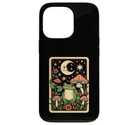 Retro Moon Frog Tarot Card Mushroom Aesthic Cottagecore Case for iPhone 13 Pro
