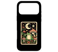 Retro Moon Frog Tarot Card Mushroom Aesthic Cottagecore Case for iPhone 17 Pro Max