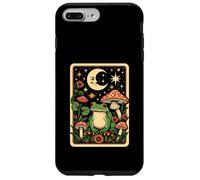 Retro Moon Frog Tarot Card Mushroom Aesthic Cottagecore Case for iPhone 7 Plus/8 Plus