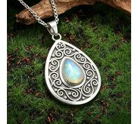 Retro moonstone necklace, holiday and daily wear accessories | A variety of resurrection styles, suitable for daily life, party queues, vacations, and birthday gift accessories