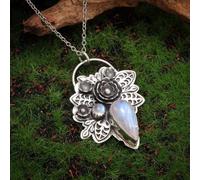 Retro moonstone necklace, holiday and daily wear accessories | A variety of resurrection styles, suitable for daily life, party queues, vacations, and birthday gift accessories