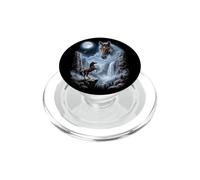 Retro Morgan Horse Moon 90s Bootleg Meme Farm Horses PopSockets PopGrip for MagSafe