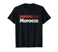 Retro Morocco Flag Moroccan Moor Maroc T-Shirt