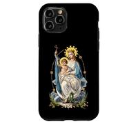 Retro Mother Mary and Baby Jesus Art Catholic Vintage Case for iPhone 11 Pro