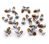 Retro-Motive Self Tap Windshield Trim Molding Clip Screws with Sealer for GM/Ford/Mopar- (Qty 25)- #780