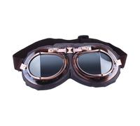 Retro motocross helmet aviator goggles jet vintage motorcycle scooter glasses off road glasses(Gray lens)