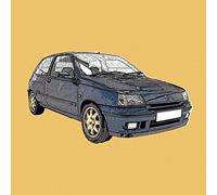 Retro Motor Company Renault Clio Williams Greeting Card