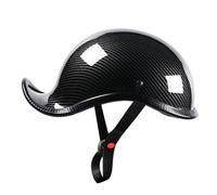 Retro Motorcycle Half Face Helmet ECE Approved for Motorbike Scooter Chopper Moped Scooters Suitable for Adult Men and Women All Seasons Moped Helmet C,M=(57-587CM)