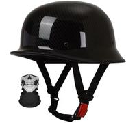 Retro Motorcycle Half Helmet, DOT/ECE Approved Vintage Half Shell Helmet, Electric Bike Scooter Men and Women Riding Jet Helmet Cruiser Chopper Anti-Collision Helmet 7,2XL