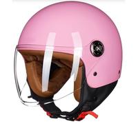 Retro Motorcycle Half Helmet, German Style Half Face Helmets for Men Women, Motorcycle Open Face Helmets DOT Approved, Skull Cap Helmets with clear lens for Cruiser Moped Scooter 2,M=56-58cm