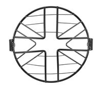 Retro Motorcycle Headlight Mesh Guard, Universal Side Mount Iron Cover | Spherical Wire Grille, Black Finish, round Lamp Protection, City Commuting Use, Polished Retro Style