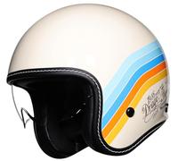 Retro Motorcycle Helmet, Motorcycle Open Face Helmets, jet helmets with clear lens Moped Helmet for Unisex, German Style Motorcycle 3/4 helmets Cruiser helmet for men Approved DOT 7,L=59-60cm
