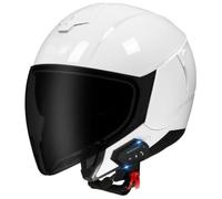 Retro Motorcycle Helmet, Motorcycle Open Face Helmets, Moped Helmet with Bluetooth, Jet helmet for Men Women Motocross helmets Approved by DOT for Cruiser Scooter Chopper ATV 4,XL=61-62cm