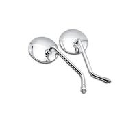 Retro Motorcycle Rearview Mirrors For ABS 8 10MM Universal Round Mirror For Yamaha For XS650 For XSR700/900 For Royal-Enfield-Interceptor650,Motorcycle Accessories