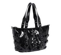 Retro Motorcycle Styles Underarm Bag Spacious PU Leather Punk Rivets Bandage Large Capacity Shoulder Handabg For Women Fashionable Punk Underarm Bag