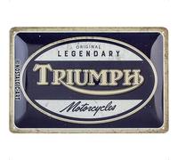 Retro Motorcycle Tin Sign - Nostalgic Metal Decor Gift 20x30cm