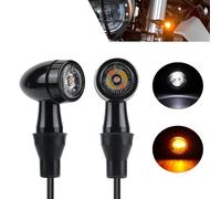 Retro Motorcycle Turn Signal LED Light Flashing Indicator Tail Brake Light 8mm For Harley For Yamaha For Cafe Racer For Bobber For Chopper,obvious